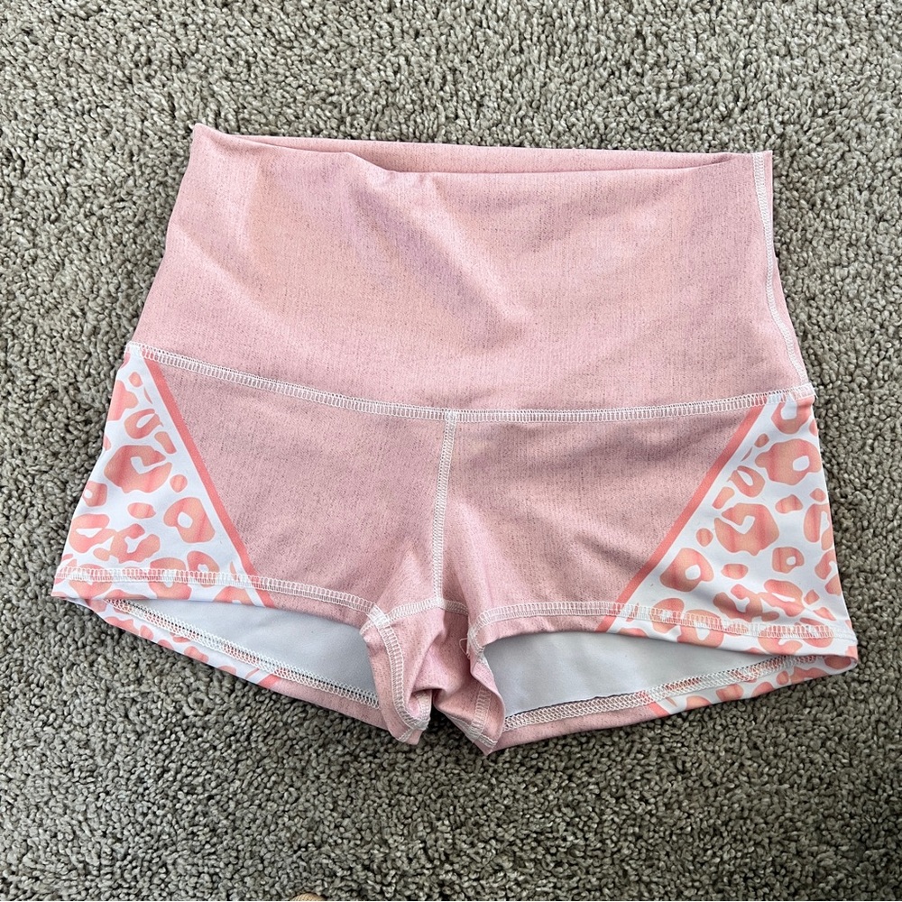 Austin Active Pink Cheetah Print Short